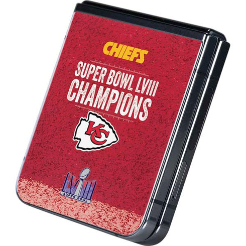 NFL Chiefs Super Bowl LVIII Champions Galaxy Z Flip5 5G Skin